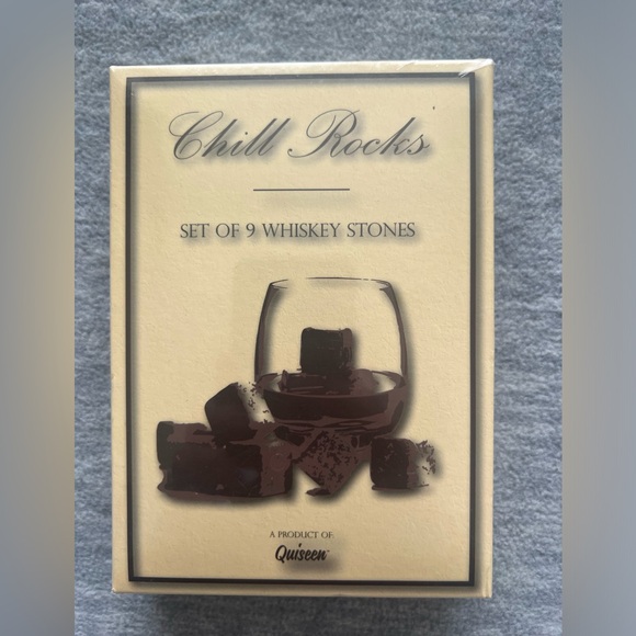 Quiseen Other - Quiseen chill rocks set 9‎ reusable whiskey stones beverage bar cocktail new